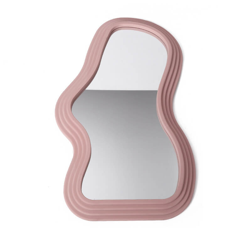 Wavy Frame Decorative Wall Mirror