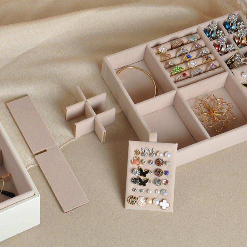 Jewelry Box Organiser 2 Layer Storage Case Tray