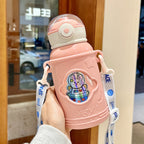 Children’s Insulated Stainless Steel Water Bottle with Straw