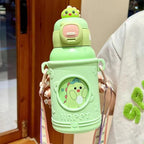 Children’s Insulated Stainless Steel Water Bottle with Straw