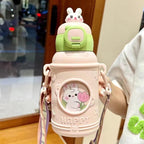 Children’s Insulated Stainless Steel Water Bottle with Straw
