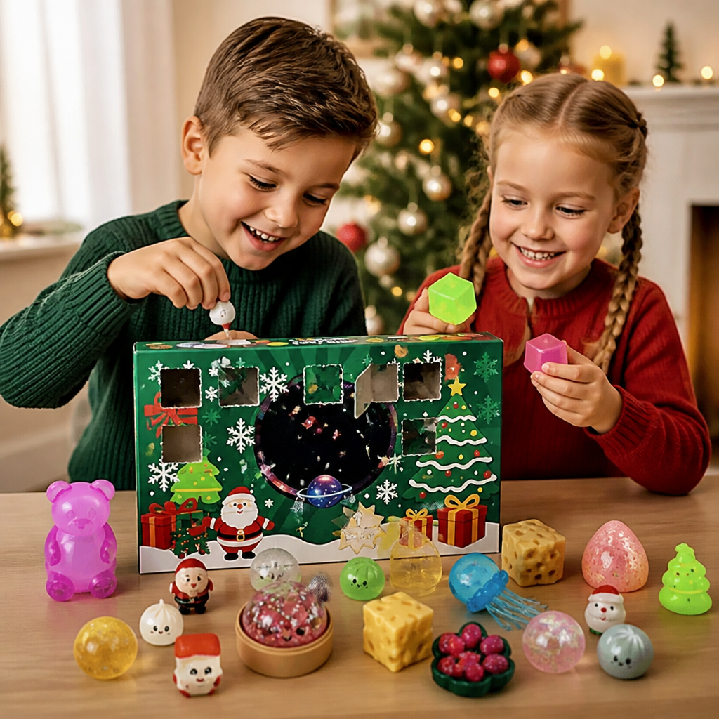 Soft Christmas Advent Calendar with Daily Surprises