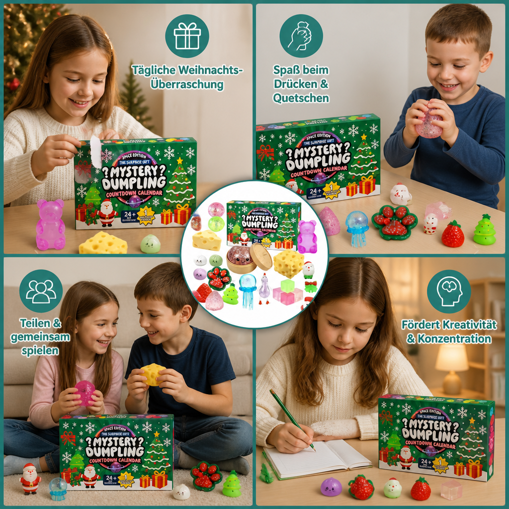 Soft Christmas Advent Calendar with Daily Surprises
