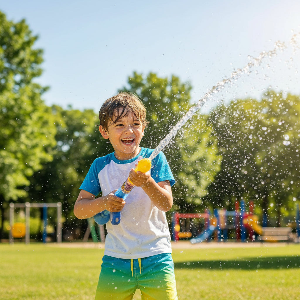 Kids Water Toy Vibrant Colours Summer Fun Water Blaster