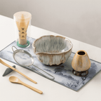 Spouted Ceramic Matcha Tea Set, 8 Pieces