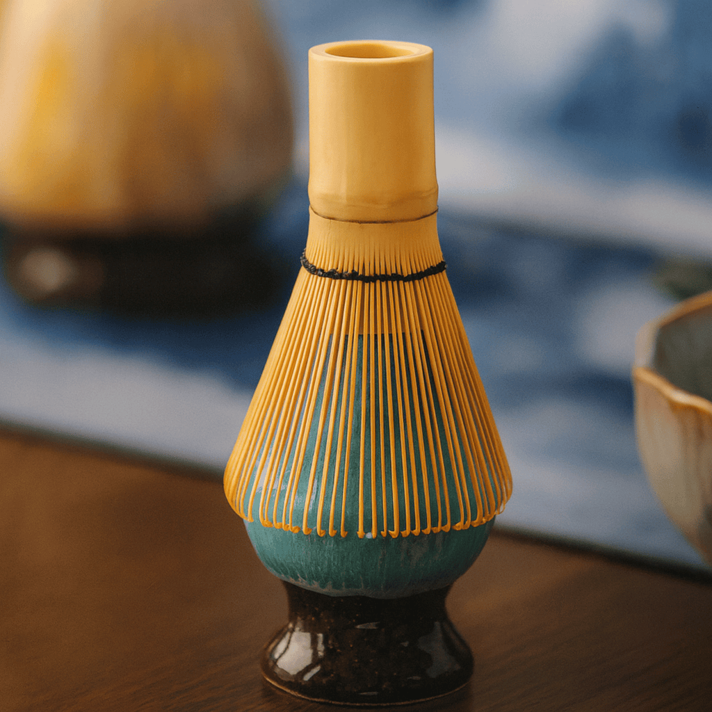 Spouted Ceramic Matcha Tea Set, 8 Pieces
