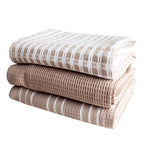Kitchen Tea Towels, Set of 3 Absorbent Cleaning Cloths - product view 1
