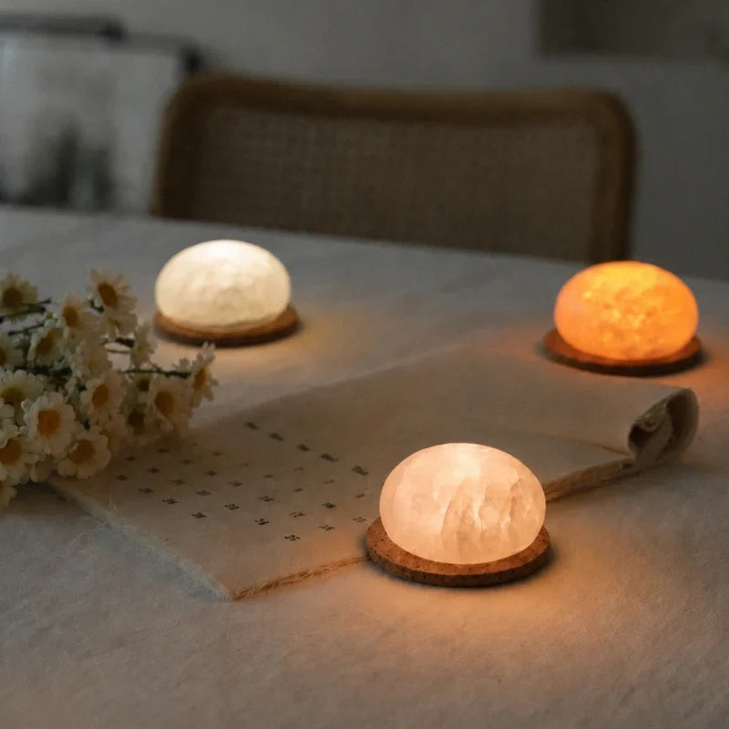 Rechargeable Mineral Dome Accent Light, Three White-Light Tones - product view 8