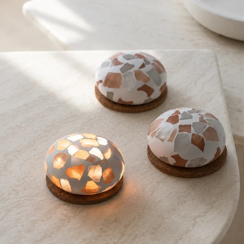 Rechargeable Mineral Dome Accent Light, Three White-Light Tones - product view 12