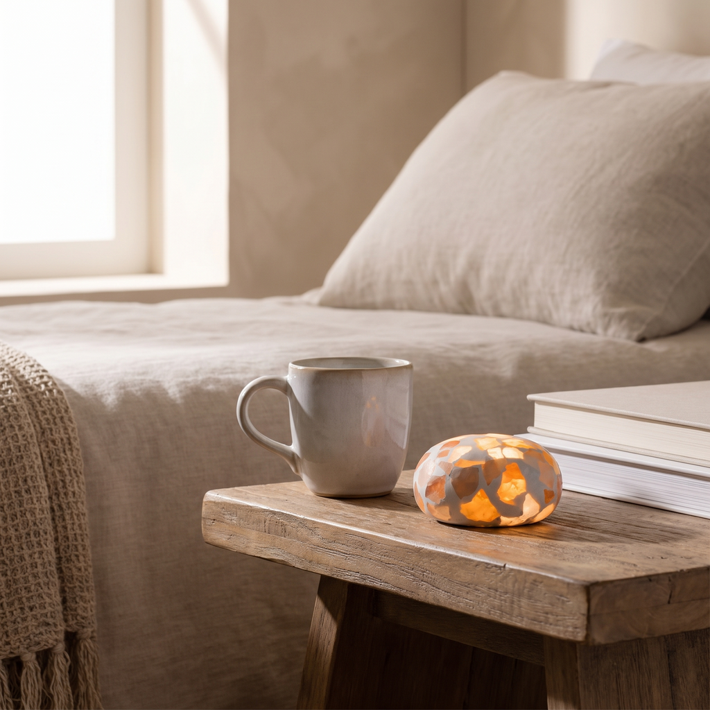 Rechargeable Mineral Dome Accent Light, Three White-Light Tones - product view 5