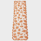 Leaf Lace Table Runner with Scalloped Edge, 33 x 183 cm - product view 5