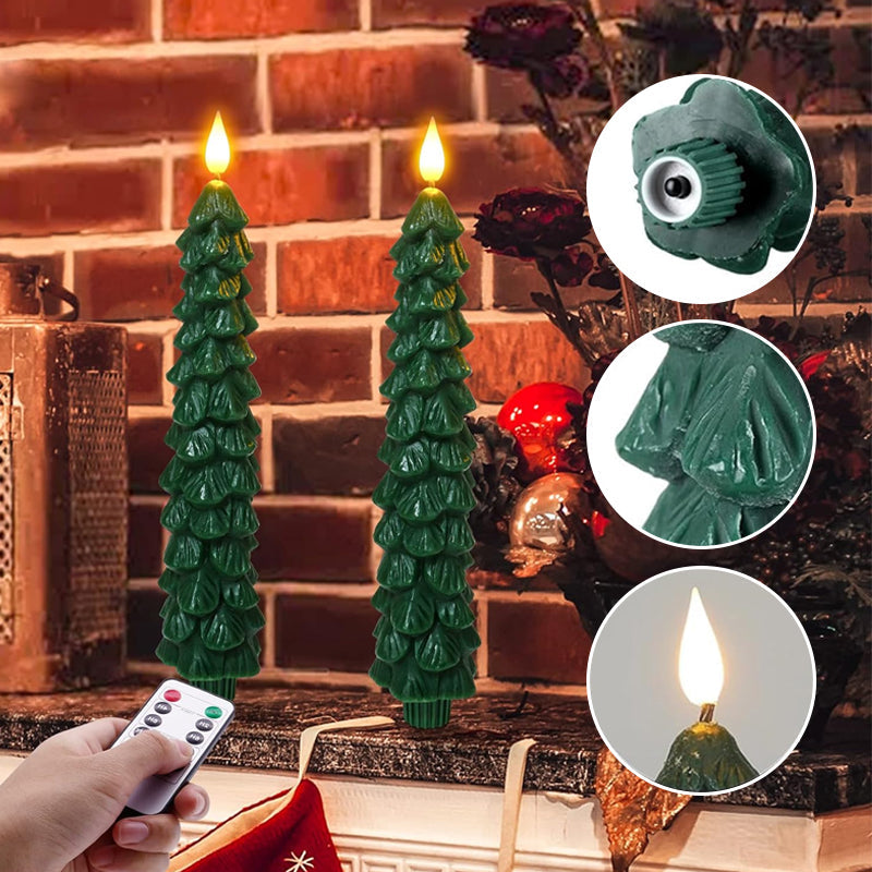 Flameless LED Christmas Tree Candles