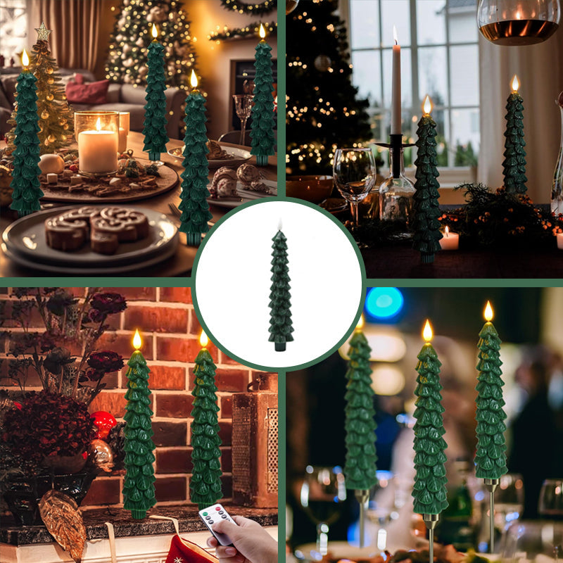 Flameless LED Christmas Tree Candles