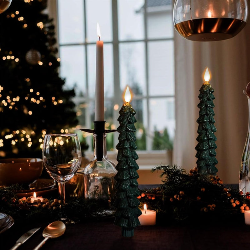 Flameless LED Christmas Tree Candles
