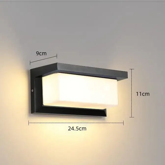 Outdoor LED Wall Light with Optional Motion Sensor