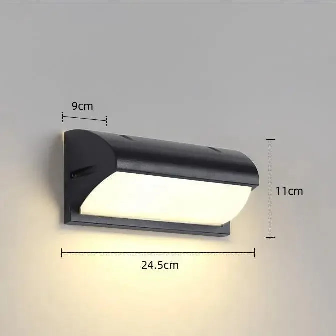 Outdoor LED Wall Light with Optional Motion Sensor