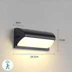 Outdoor LED Wall Light with Optional Motion Sensor