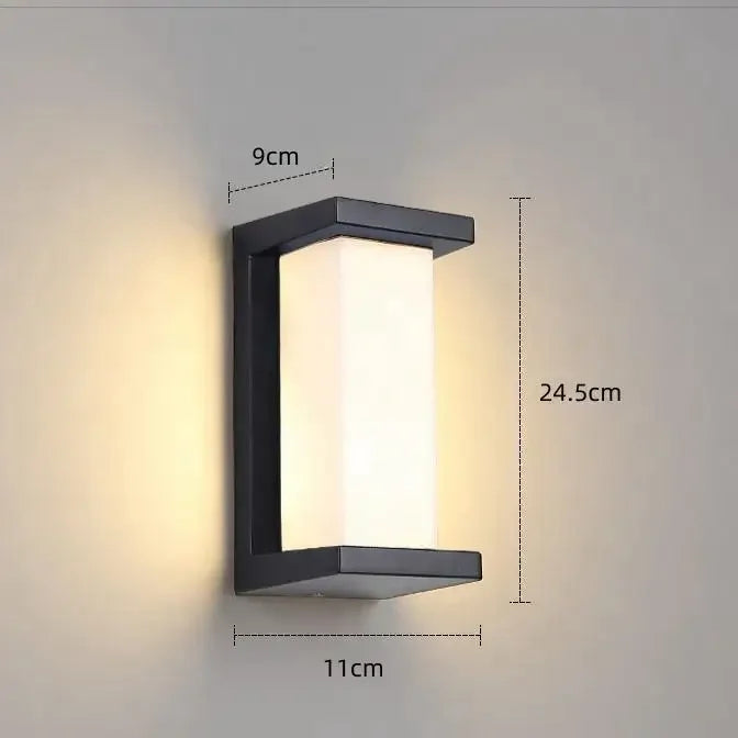 Outdoor LED Wall Light with Optional Motion Sensor