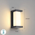 Outdoor LED Wall Light with Optional Motion Sensor