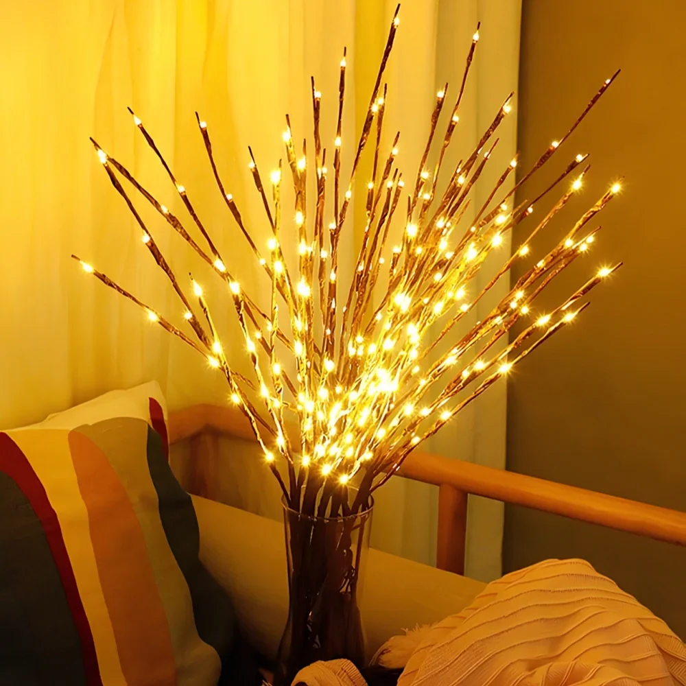 LED Lighted Branches, Battery-Powered Decorative Flower Stems - product view 20