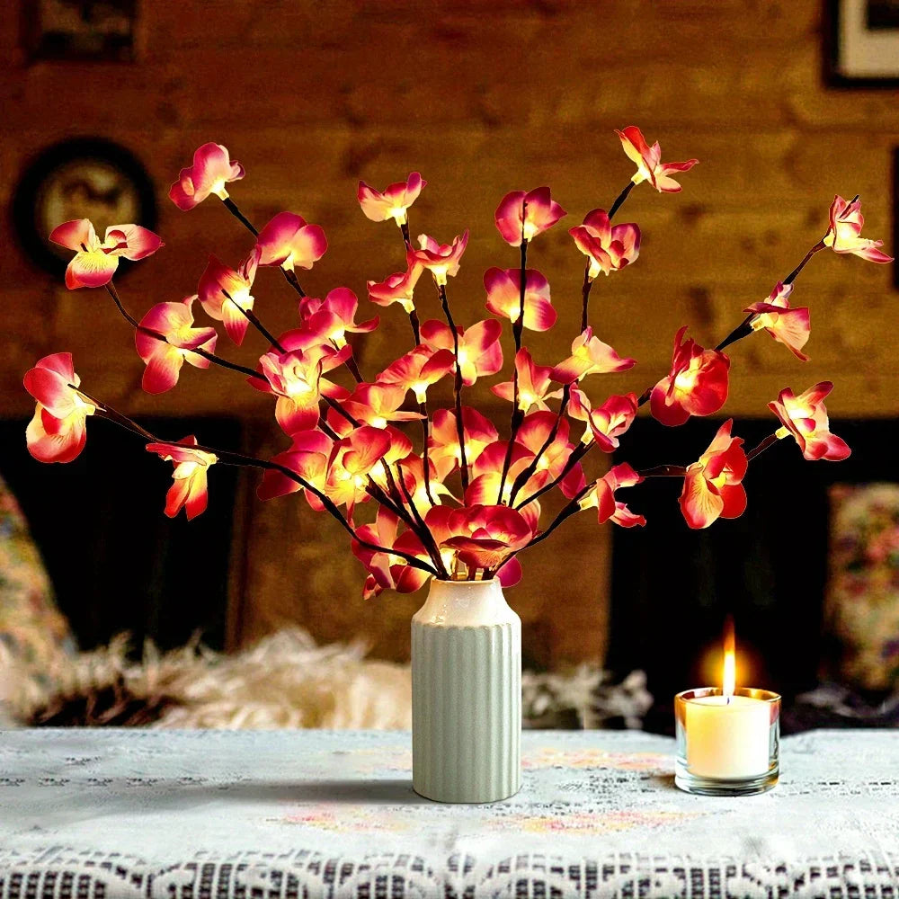 LED Lighted Branches, Battery-Powered Decorative Flower Stems - product view 21