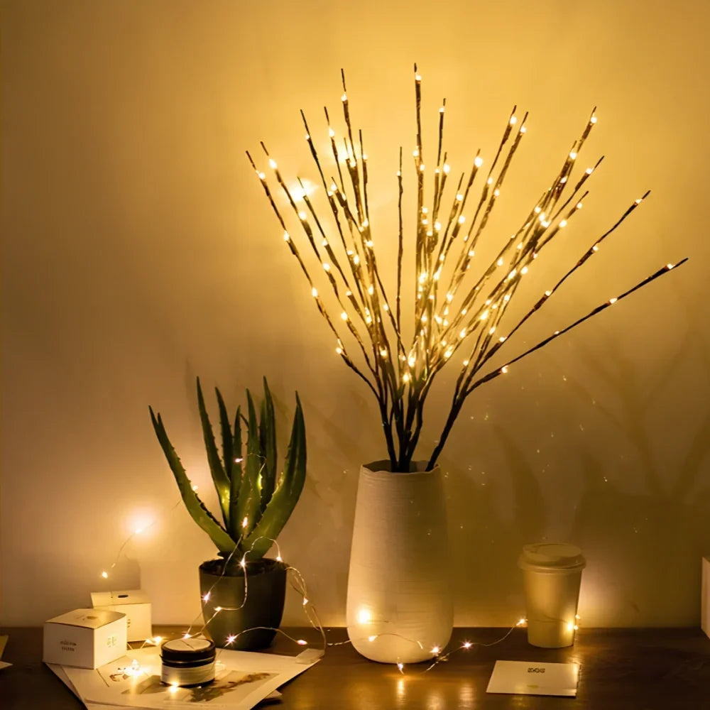 LED Lighted Branches, Battery-Powered Decorative Flower Stems - product view 23
