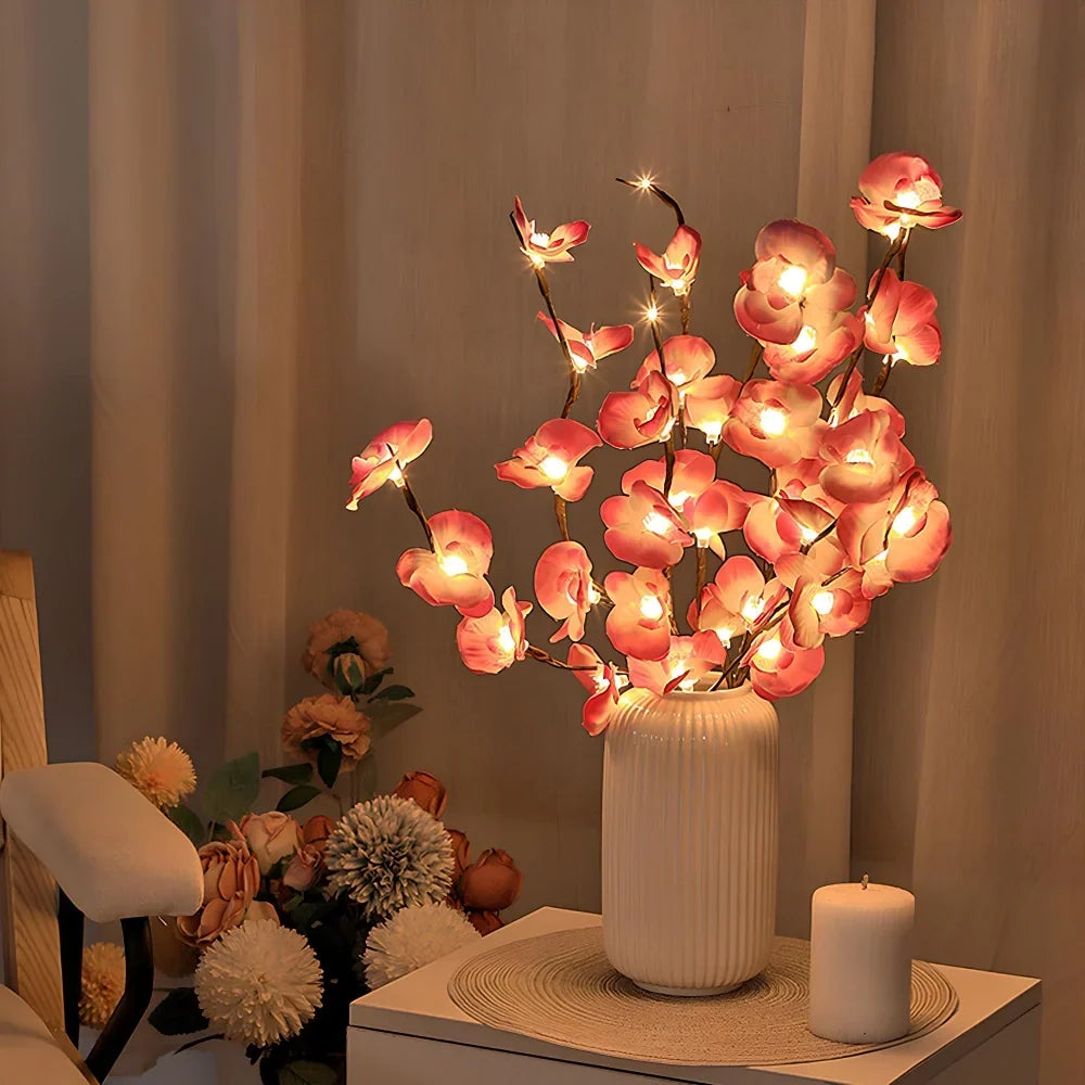 LED Lighted Branches, Battery-Powered Decorative Flower Stems - product view 16