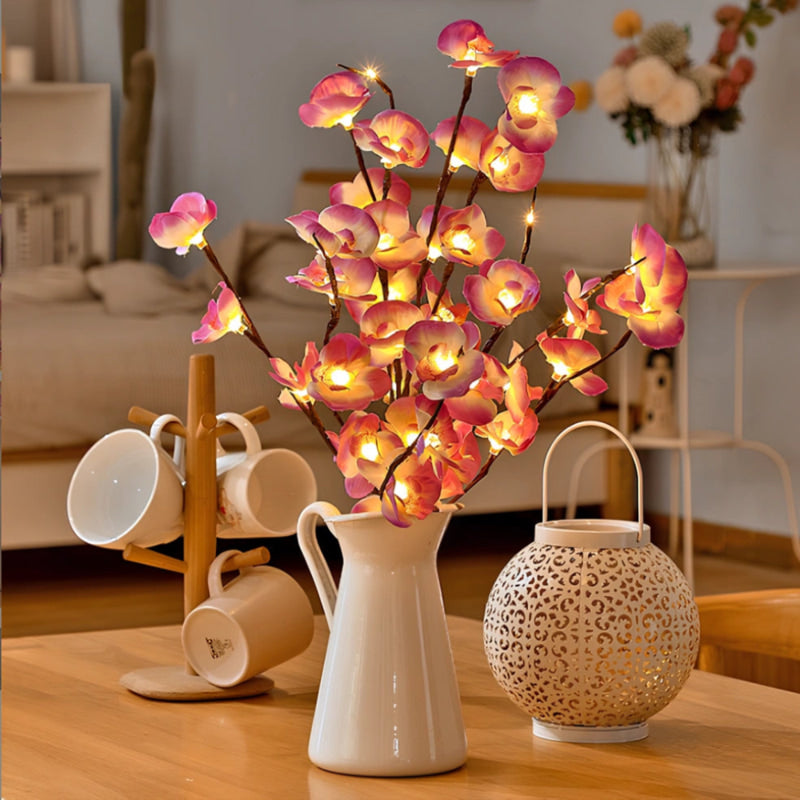 LED Lighted Branches, Battery-Powered Decorative Flower Stems - product view 17