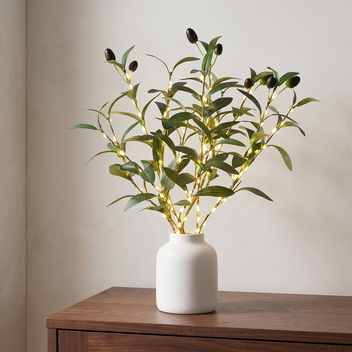 LED Lighted Branches, Battery-Powered Decorative Flower Stems - product view 6
