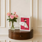 Lighted Tissue Box, Decorative Dress Design with USB or Battery Power - product view 6