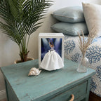 Lighted Tissue Box, Decorative Dress Design with USB or Battery Power - product view 12