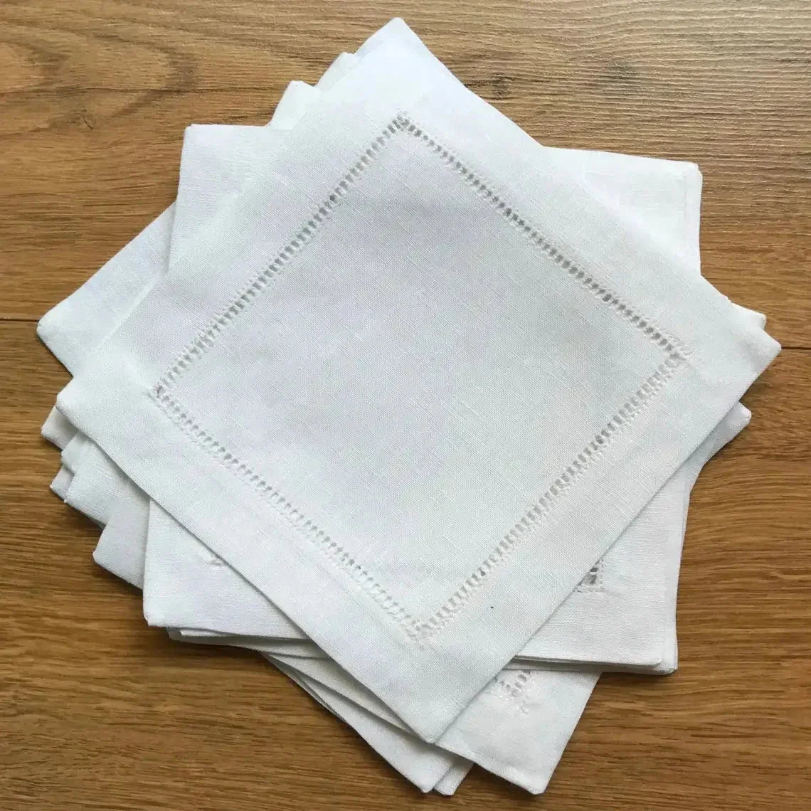 Cotton or Linen Table Napkins and Placemats, Set of 6