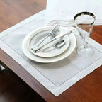 Cotton or Linen Table Napkins and Placemats, Set of 6