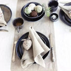 Cotton or Linen Table Napkins and Placemats, Set of 6