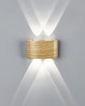 Wood-Grain LED Wall Light, 4 W or 6 W