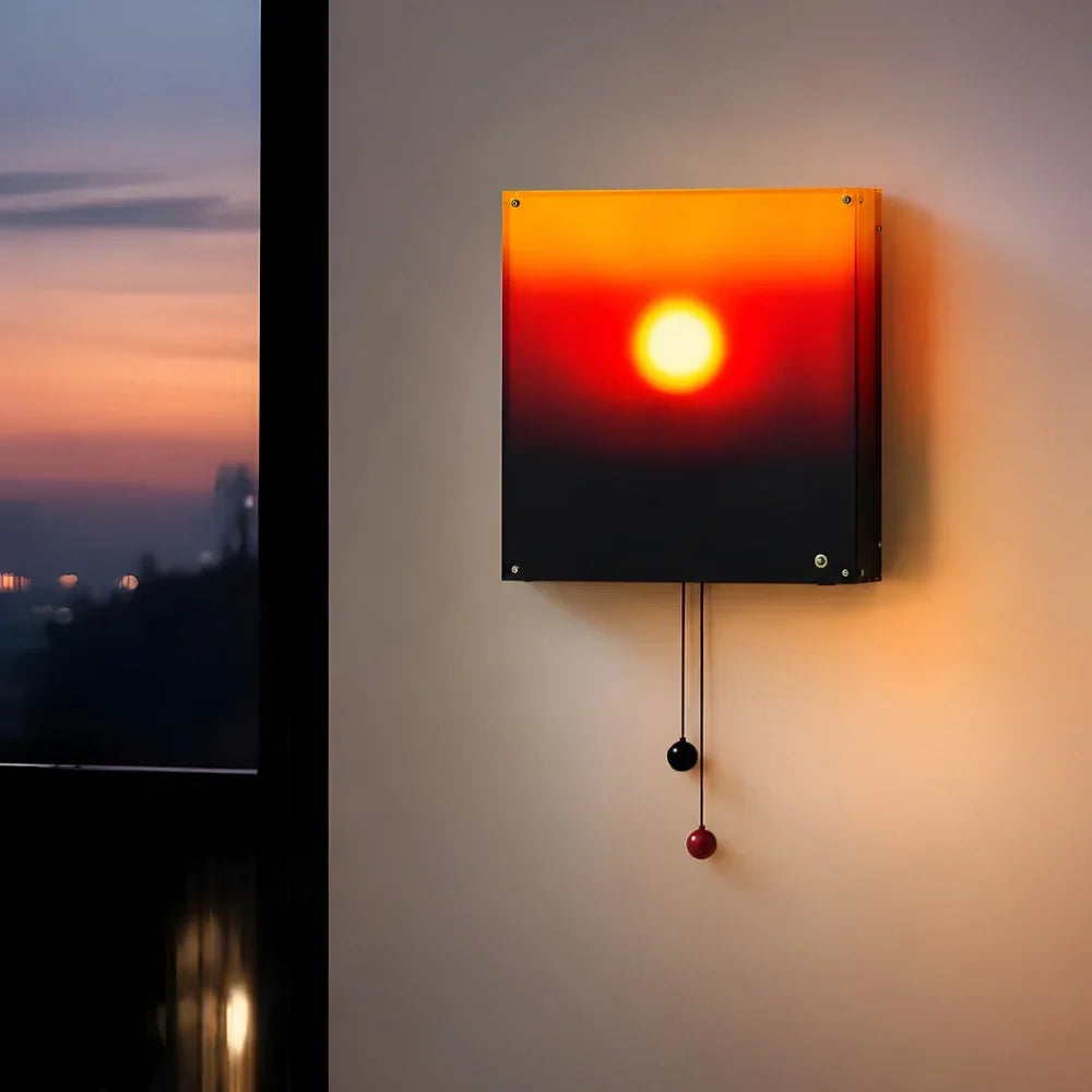 Rechargeable Sunset Wall Light, Dimmable Illuminated Wall Art - product view 5