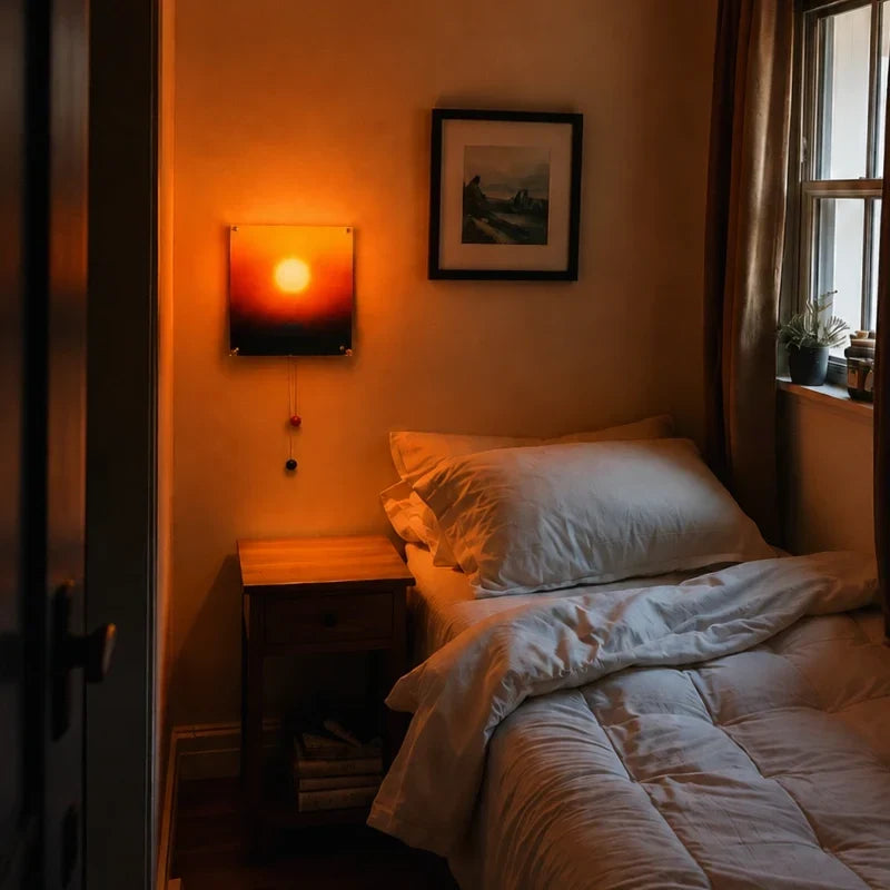 Rechargeable Sunset Wall Light, Dimmable Illuminated Wall Art - product view 7
