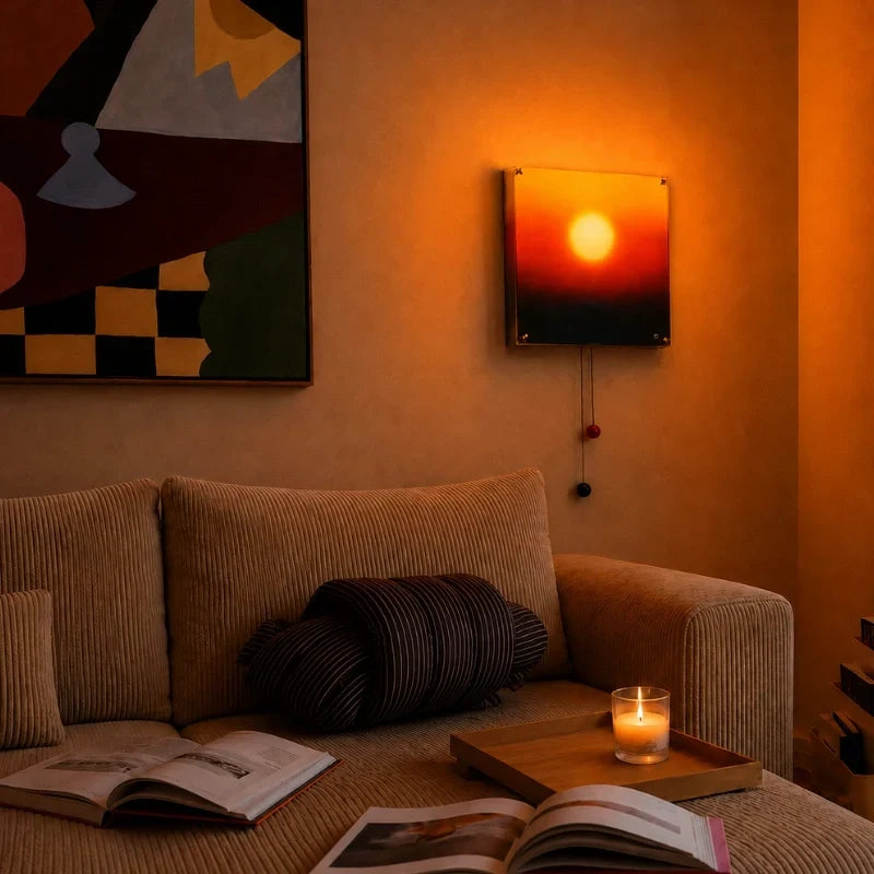 Rechargeable Sunset Wall Light, Dimmable Illuminated Wall Art - product view 10
