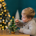 Wooden Christmas Tree Advent Calendar with LED Lights