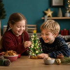Wooden Christmas Tree Advent Calendar with LED Lights