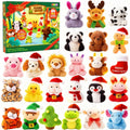 Mini Plush Animal Advent Calendar with 24 Figures