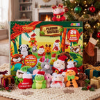 Mini Plush Animal Advent Calendar with 24 Figures