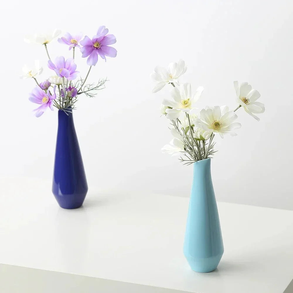 Slim Coloured Porcelain Flower Vase