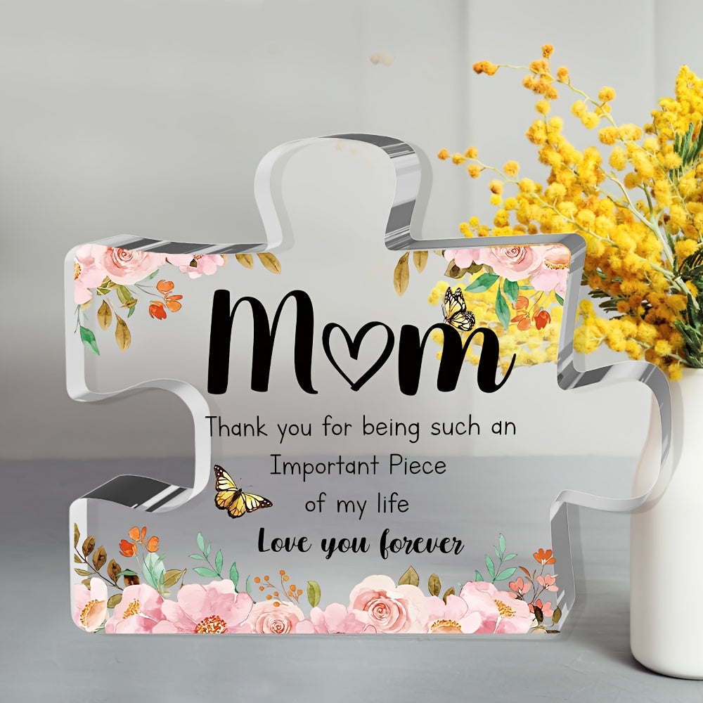 Acrylic Display Puzzle Shape Message Gift