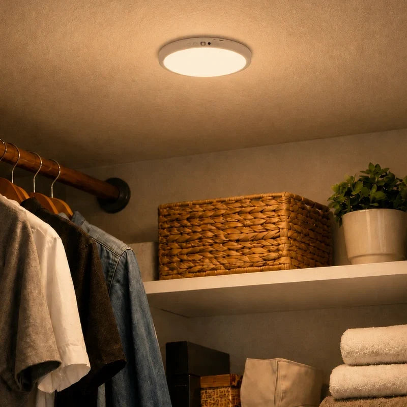 Rechargeable Motion Sensor Ceiling Light, Magnetic Mount and Remote - product view 5