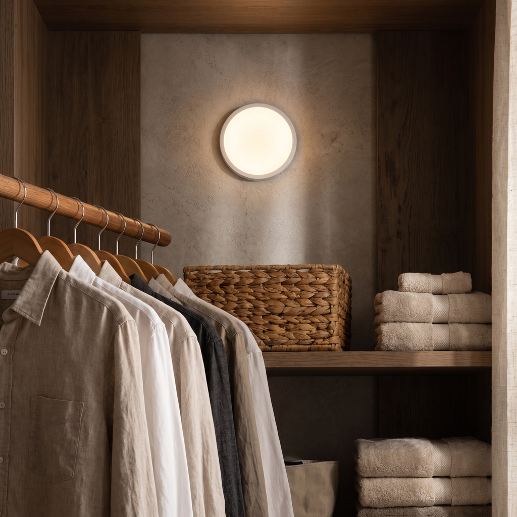 Rechargeable Motion Sensor Ceiling Light, Magnetic Mount and Remote - product view 4