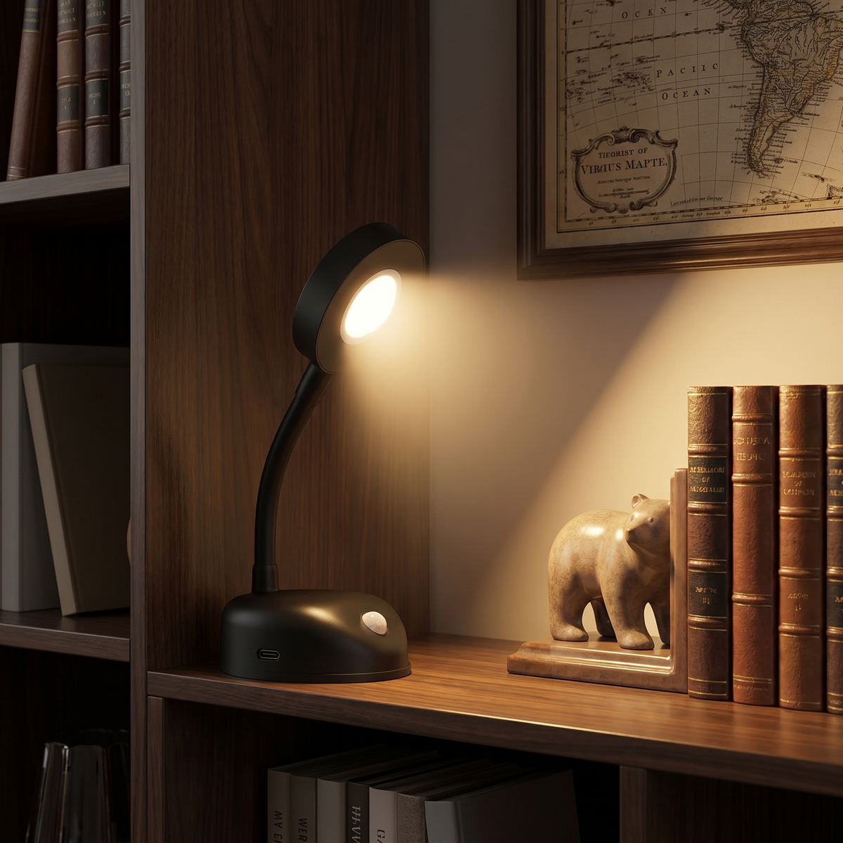 Rechargeable Motion Sensor Spotlight, 360-Degree Adjustable LED - product view 2
