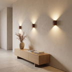 Wooden Motion Sensor Wall Light, USB-C Rechargeable - product view 1