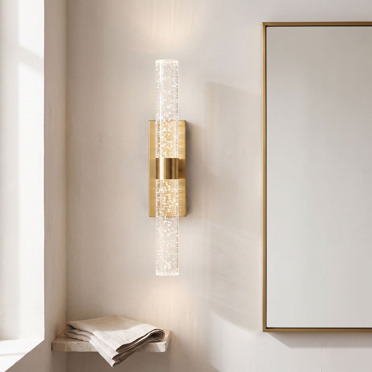 Rechargeable Bubble Crystal Wall Light with Remote and Dimmer - product view 1