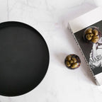 Round Decorative Storage Tray